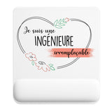 Tapis de souris ergonomique avec repose-poignet, accessoire bureau pour femme et homme, fête des pères, cadeau pas cher, idée cadeau fête des mères, secret santa, départ à la retraite, télétravail et gaming