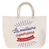 Sac Fête des Mères Mamie Famille Idée Cadeau anniversaire Noël Travail Boulot Métier Départ Retraite Collègue Femme cabas shopping plage