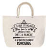 Sac Fête des Mères Mamie Famille Idée Cadeau anniversaire Noël Travail Boulot Métier Départ Retraite Collègue Femme cabas shopping plage