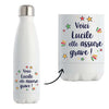 idée cadeau maman fête des mères prénom secret santa anniversaire femme noel gourde écologique
