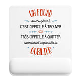 Tapis de souris ergonomique avec repose-poignet, accessoire bureau pour femme et homme, fête des pères, cadeau pas cher, idée cadeau fête des mères, secret santa, départ à la retraite, télétravail et gaming