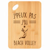 Planche bambou gravée personnalisée femme homme idée cadeau Fête des Mères Fête des Pères apéro papa maman prénom cuisine plateau fromage