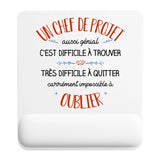Tapis de souris ergonomique avec repose-poignet, accessoire bureau pour femme et homme, fête des pères, cadeau pas cher, idée cadeau fête des mères, secret santa, départ à la retraite, télétravail et gaming