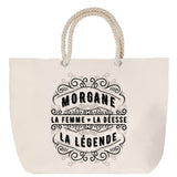 Sac Fête des Mères Mamie Famille Idée Cadeau anniversaire Noël Travail Boulot Métier Départ Retraite Collègue Femme cabas shopping plage