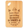 Planche à découper cadeau Noël famille amis papa maman mamie papi, idée cadeau apéro et cuisine, Secret Santa