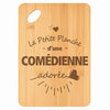 Planche bambou gravée personnalisée femme idée cadeau Fête des Mères apéro 30×20 prénom cuisine plateau fromage anniversaire noel maman mamie