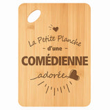 Planche bambou gravée personnalisée femme idée cadeau Fête des Mères apéro 30×20 prénom cuisine plateau fromage anniversaire noel maman mamie