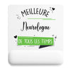 Tapis de souris ergonomique avec repose-poignet, accessoire bureau pour femme et homme, fête des pères, cadeau pas cher, idée cadeau fête des mères, secret santa, départ à la retraite, télétravail et gaming