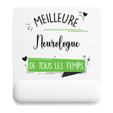 Tapis de souris ergonomique avec repose-poignet, accessoire bureau pour femme et homme, fête des pères, cadeau pas cher, idée cadeau fête des mères, secret santa, départ à la retraite, télétravail et gaming