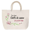 Sac Fête des Mères Mamie Famille Idée Cadeau anniversaire Noël Travail Boulot Métier Départ Retraite Collègue Femme cabas shopping plage