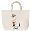 Sac Fête des Mères Mamie Famille Idée Cadeau anniversaire Noël Travail Boulot Métier Départ Retraite Collègue Femme cabas shopping plage