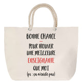 Sac Fête des Mères Mamie Famille Idée Cadeau anniversaire Noël Travail Boulot Métier Départ Retraite Collègue Femme cabas shopping plage