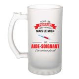 Chope de bière homme personnalisé idée cadeau homme Chope de bière original homme Chope de bière prénom cadeau noël anniversaire secret santa Verre à Bière pinte