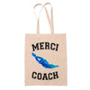 Noël cadeau de départ à la retraite cadeau de fin d'année scolaire idée cadeau cadeau de remerciement anniversaire coach sport sac cabas totebag sac jute