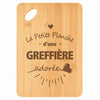 Planche bambou gravée personnalisée femme idée cadeau Fête des Mères apéro 30×20 prénom cuisine plateau fromage anniversaire noel maman mamie