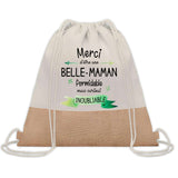 Sac Fête des Mères Mamie Maman Cadeau anniversaire Noël Travail Métier Départ Retraite Collègue Femme cabas shopping plage