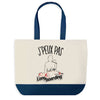 Sac de shopping bleu J'peux pas Longboard
