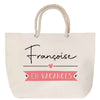 Sac Fête des Mères Mamie Famille Idée Cadeau anniversaire Noël Travail Boulot Métier Départ Retraite Collègue Femme cabas shopping plage