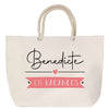 Sac Fête des Mères Mamie Famille Idée Cadeau anniversaire Noël Travail Boulot Métier Départ Retraite Collègue Femme cabas shopping plage
