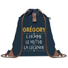 sac a dos homme bleu coton recycle avec pochette idee cadeau utile pour collegue papa ou ami cadeau homme noel anniversaire secret santa ou depart a la retraite sac durable pratique et robuste design sobre et elegant