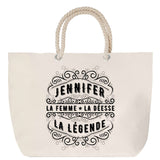 Sac Fête des Mères Mamie Famille Idée Cadeau anniversaire Noël Travail Boulot Métier Départ Retraite Collègue Femme cabas shopping plage