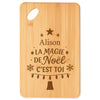 Planche à découper cadeau Noël famille amis papa maman mamie papi, idée cadeau apéro et cuisine, Secret Santa