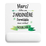 Tapis de souris ergonomique avec repose-poignet, accessoire bureau pour femme et homme, fête des pères, cadeau pas cher, idée cadeau fête des mères, secret santa, départ à la retraite, télétravail et gaming