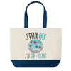 Sac de shopping bleu J'peux pas Cerf Volant