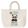 Sac Fête des Mères Mamie Famille Idée Cadeau anniversaire Noël Travail Boulot Métier Départ Retraite Collègue Femme cabas shopping plage