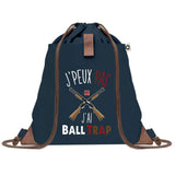 sac a dos bleu coton recycle avec pochette idee cadeau originale pour collegue ami prof ou membre de la famille cadeau mixte noel anniversaire secret santa ou depart au travail sac leger pratique et ecologique design breton moderne