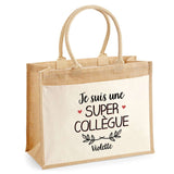 Sac Fête des Mères Mamie MAman Soeur Femme Famille Idée Cadeau anniversaire Noël Travail Boulot Métier Départ Retraite Collègue Femme cabas shopping plage