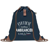 Sac à dos Bleu avec pochette Certifié meilleur Ambulancier