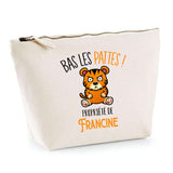 Trousse pochette de rangement maquillage Fête des Mères Mamie Famille Idée Cadeau anniversaire Noël Travail Boulot Métier Départ Retraite Collègue Femme