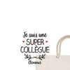 Sac Fête des Mères Mamie Famille Idée Cadeau anniversaire Noël Travail Boulot Métier Départ Retraite Collègue Femme cabas shopping plage