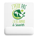 Tapis de souris ergonomique avec repose-poignet, accessoire bureau pour femme et homme, fête des pères, cadeau pas cher, idée cadeau fête des mères, secret santa, départ à la retraite, télétravail et gaming