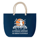Sac de plage Bleu anse corde Patinage Artistique Légende Humour Geek