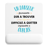 Tapis de souris ergonomique avec repose-poignet, accessoire bureau pour femme et homme, fête des pères, cadeau pas cher, idée cadeau fête des mères, secret santa, départ à la retraite, télétravail et gaming