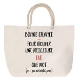 Sac Fête des Mères Mamie Famille Idée Cadeau anniversaire Noël Travail Boulot Métier Départ Retraite Collègue Femme cabas shopping plage