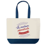 Sac de shopping bleu Pépiniériste Meilleur du Monde