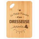 Planche bambou gravée personnalisée femme idée cadeau Fête des Mères apéro 30×20 prénom cuisine plateau fromage anniversaire noel maman mamie