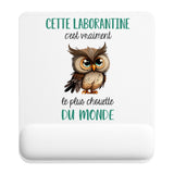 Tapis de souris ergonomique avec repose-poignet, accessoire bureau pour femme et homme, fête des pères, cadeau pas cher, idée cadeau fête des mères, secret santa, départ à la retraite, télétravail et gaming