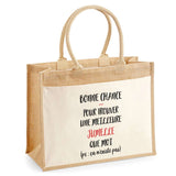 Sac Fête des Mères Mamie MAman Soeur Femme Famille Idée Cadeau anniversaire Noël Travail Boulot Métier Départ Retraite Collègue Femme cabas shopping plage