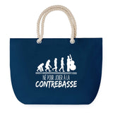 Sac de plage Bleu anse corde Né pour Contrebasse