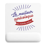 Tapis de souris ergonomique avec repose-poignet, accessoire bureau pour femme et homme, fête des pères, cadeau pas cher, idée cadeau fête des mères, secret santa, départ à la retraite, télétravail et gaming