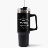 Mug isotherme Noir Victoire d'Amour
