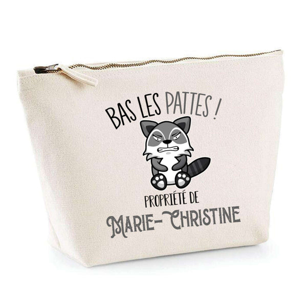 Trousse pochette de rangement maquillage Fête des Mères Mamie Famille Idée Cadeau anniversaire Noël Travail Boulot Métier Départ Retraite Collègue Femme