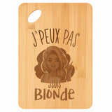 Planche bambou gravée personnalisée femme idée cadeau Fête des Mères apéro 30×20 prénom cuisine plateau fromage anniversaire noel maman mamie