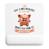 Tapis de souris ergonomique avec repose-poignet, accessoire bureau pour femme et homme, fête des pères, cadeau pas cher, idée cadeau fête des mères, secret santa, départ à la retraite, télétravail et gaming
