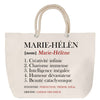 Sac Fête des Mères Mamie Famille Idée Cadeau anniversaire Noël Travail Boulot Métier Départ Retraite Collègue Femme cabas shopping plage