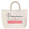 Sac Fête des Mères Mamie Famille Idée Cadeau anniversaire Noël Travail Boulot Métier Départ Retraite Collègue Femme cabas shopping plage